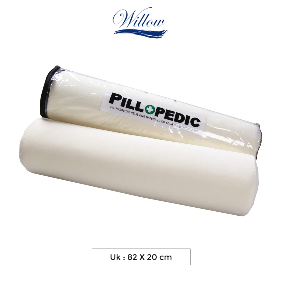 Willow Pillopedic Bolster Memory Foam
